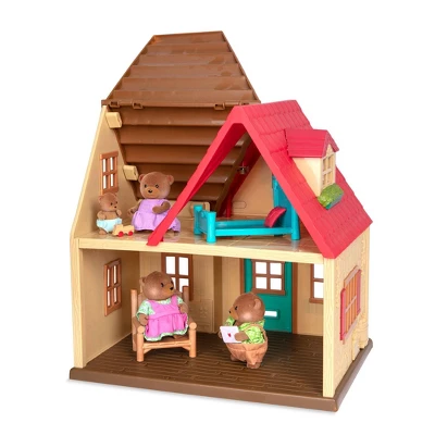 Li'l Woodzeez Country House – 8pc Toy House Playset 2 Li'l Woodzeez Country House – 8pc Toy House Playset - Image 2