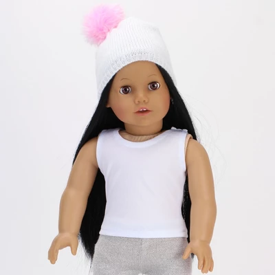 Sophia’s Coat, Winter Hat, Leggings And Boots For 18" Dolls, Pink 2 Sophia’s Coat, Winter Hat, Leggings And Boots For 18" Dolls, Pink - Image 2