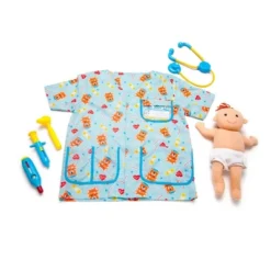 Melissa & Doug Pediatric Nurse Role Play Costume Set (8pc) - Includes Baby Doll, Stethoscope -Barbie Store GUEST 03bf96f9 56ec 4dc2 b524 d329c00ce230