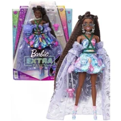 Barbie Superior Fashionista Runway Doll In Teddy-Print Gown With Long Fringe Hair -Barbie Store GUEST 06de4fe1 a7f2 4a2f 93d0 d94682d39160