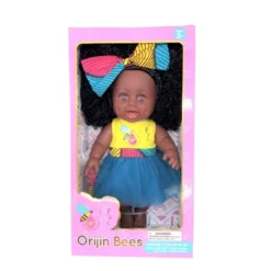 Orijin Bees Cocoa Belle 12" Baby Bee Doll - Black Hair With Brown Eyes -Barbie Store GUEST 0874e7d2 c916 4719 b6b1 6f738b2a71a4