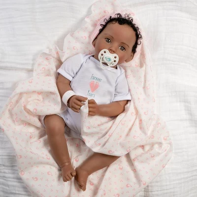 Paradise Galleries Realistic Newborn Doll - Forever Yours Beloved, 7-Piece Reborn Doll Gift Set With Magnetic Pacifier 2 Paradise Galleries Realistic Newborn Doll - Forever Yours Beloved, 7-Piece Reborn Doll Gift Set With Magnetic Pacifier - Image 2
