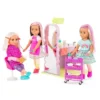 Glitter Girls Hair Salon Playset & Styling Accessories For 14" Dolls