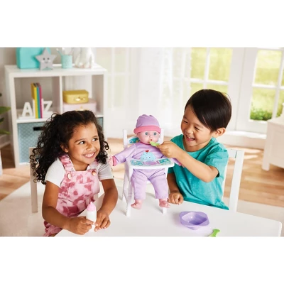 Kidoozie Just Imagine Mealtime Baby Playset For Pretend Play, Includes Baby Doll, High Chair And Feeding Accessories, Ages 2+ 5 Kidoozie Just Imagine Mealtime Baby Playset For Pretend Play, Includes Baby Doll, High Chair And Feeding Accessories, Ages 2+ - Image 5
