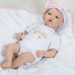 Paradise Galleries Reborn Baby Doll In Silicone-like Vinyl, 19 Inch Newborn Girl Baby Bundles: Born To Sparkle, 7-Piece Ensemble -Barbie Store GUEST 12fb0e12 bd50 49a8 8c9f 8b1f0f9a0c00