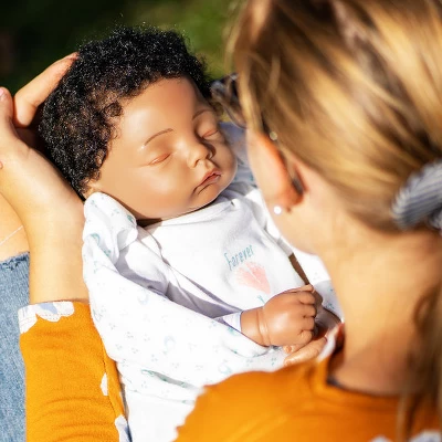 Paradise Galleries Realistic Sleeping Newborn Doll - Forever Yours Angel, 7-Piece Reborn Doll Gift Set With Magnetic Pacifier 9 Paradise Galleries Realistic Sleeping Newborn Doll - Forever Yours Angel, 7-Piece Reborn Doll Gift Set With Magnetic Pacifier - Image 9