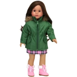 Sophia’s Complete Fall Outfit With Dress, Parka, & Booties For 18” Dolls, Pink/Green 5 Sophia’s Complete Fall Outfit With Dress, Parka, & Booties For 18” Dolls, Pink/Green -Barbie Store GUEST 1680c0c5 942e 4f63 93ff 50129bb7400f