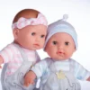 JC Toys Berenguer Boutique Twins 15" Soft Body Baby Doll Open/Close Eyes