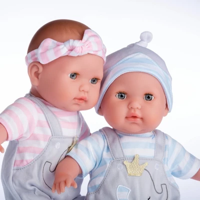 JC Toys Berenguer Boutique Twins 15" Soft Body Baby Doll Open/Close Eyes 1 JC Toys Berenguer Boutique Twins 15" Soft Body Baby Doll Open/Close Eyes
