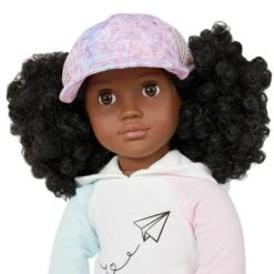 Our Generation Tyanna With Rolling Luggage & Accessories 18" Travel Doll