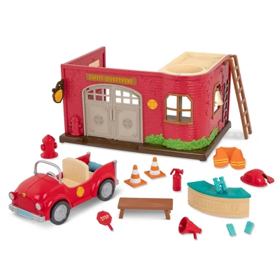 Li'l Woodzeez Honeysuckle Safety Department – 16pc Toy Fire Station Playset 5 Li'l Woodzeez Honeysuckle Safety Department – 16pc Toy Fire Station Playset - Image 5