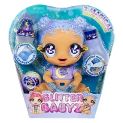 Glitter Babyz Selena Stargazer With 3 Magical Color Changes Baby Doll - Pastel Purple Glitter Hair -Barbie Store GUEST 20cc42e9 f710 43d2 acb6 7c5f30835533