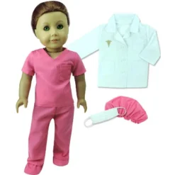 Sophia’s Doll Doctor Scrubs And Lab Coat Set For 18" Dolls -Barbie Store GUEST 2178b168 dade 42f9 b9b1 283d46f804b2