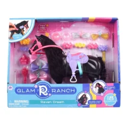 Glam-R-Ranch Raven Dream - Horse Toy With Hair Accessories -Barbie Store GUEST 22322841 0eda 4cc8 afac d490ee78a0cf