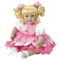 Adora Realistic Baby Doll Ice Cream Party Toddler Doll - 20 Inch, Soft CuddleMe Vinyl, Light Blonde Hair, Blue Eyes -Barbie Store GUEST 25b2a511 8b49 49eb b529 70e825c1916a