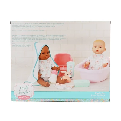 Madame Alexander Small Wonder 14" Baby Doll Bath Set - Brown Eyes 4 Madame Alexander Small Wonder 14" Baby Doll Bath Set - Brown Eyes - Image 4