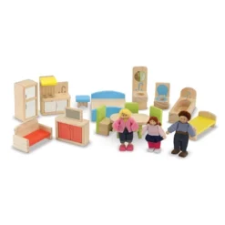 Melissa & Doug Hi-Rise Wooden Dollhouse With Furniture, Garage And Working Elevator -Barbie Store GUEST 26a43031 6f6b 4e36 9248 5b2962d4b3b9
