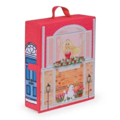 Home & Go Dollhouse Playset Travel & Storage Case With Bed/Bedding For 12" Fashion Dolls - Pink -Barbie Store GUEST 27bfc116 6089 47f2 9a0d 432ed54f332a