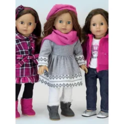 Sophia’s Doll Dress, Leggings, Hat, And Scarf Set For 18" Dolls -Barbie Store GUEST 297be618 4c5d 406d aa0e e74b4d74f371