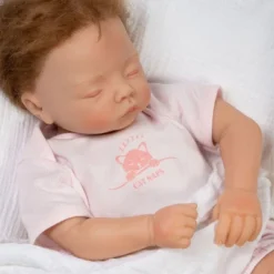 Paradise Galleries Reborn Baby Doll Girl - 18 Inch Sleeping Kitten With Rooted Hair, Made In GentleTouch Vinyl, 5-Piece Realistic Doll Gift Set -Barbie Store GUEST 29836928 687d 45c6 9fb0 cd5b70473b72
