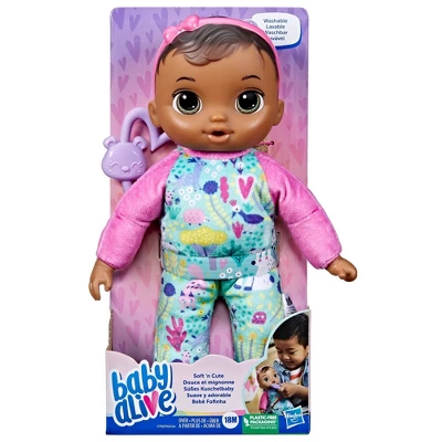 Baby Alive Sweet 'N Snugglier Baby Doll - Brown Hair/Brown Eyes 1 Baby Alive Sweet 'N Snugglier Baby Doll - Brown Hair/Brown Eyes