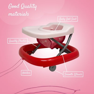 The New York Doll Collection 12 Inch Baby Doll Walker Set 4 The New York Doll Collection 12 Inch Baby Doll Walker Set - Image 4