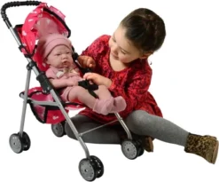 The New York Doll Collection Baby Doll Stroller - My First Toy Stroller For Kids -Barbie Store GUEST 2c2a9ac8 884b 48bb b203 c6665af389b4