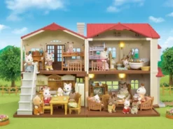 Calico Critters Red Roof Grand Mansion Gift Set, Dollhouse Playset With 3 Figures, Furniture, Vehicle And Accessories -Barbie Store GUEST 3157ddb0 bf5c 4326 b2c3 b74f34e55a56