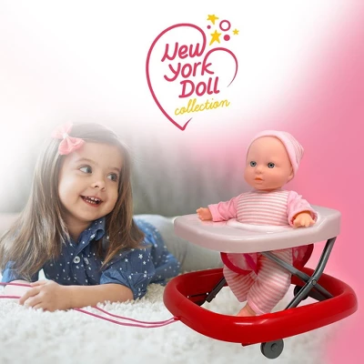 The New York Doll Collection 12 Inch Baby Doll Walker Set 2 The New York Doll Collection 12 Inch Baby Doll Walker Set - Image 2