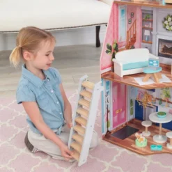 Kidkraft Matilda Wooden Dollhouse With 23 Accessories -Barbie Store GUEST 33d5dbf6 288a 408b b7a9 c7cdbe382127