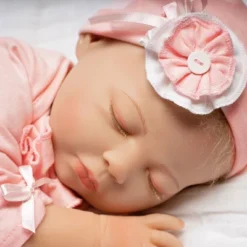 Paradise Galleries Reborn Baby Doll With Magnetic Pacifier, Buttons & Bows, 21 Inch Sleeping Girl In Softtouch Vinyl & Weighted Body, 8-Piece Gift Set -Barbie Store GUEST 3704a69b e0af 4e06 afc9 391e321f8ff2