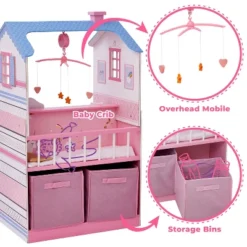 Olivia's Little World Childrens Wooden Doll Changing Station Dollhouse TD-11460W 12 Olivia's Little World Childrens Wooden Doll Changing Station Dollhouse TD-11460W -Barbie Store GUEST 3a1738fc 7e04 4d74 b75e 598b885f4cba