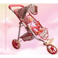The New York Doll Collection Baby Doll Stroller - Jogging Toy Stroller -Barbie Store GUEST 3a5a91e3 ce7b 46d6 b1f2 537fdd815a05