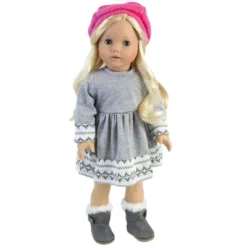 Sophia’s Doll Dress, Leggings, Hat, And Scarf Set For 18" Dolls -Barbie Store GUEST 3ac40a3e d391 47ff 9a40 4ed350ecca28