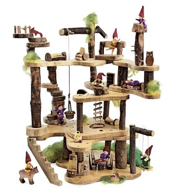 HearthSong Tree Blocks 34-Piece Tree Fort Kit, Includes Platforms, Staircase, Bridges, And More 1 HearthSong Tree Blocks 34-Piece Tree Fort Kit, Includes Platforms, Staircase, Bridges, And More