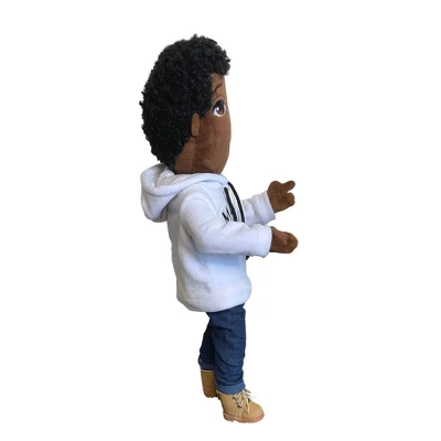 Our Brown Boy Joy Original My Friend White Hoodie Baby Doll 2 1 Our Brown Boy Joy Original My Friend White Hoodie Baby Doll 2