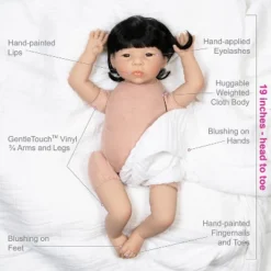 Paradise Galleries Rainbow Ballerina Doll, 19.5 Inch Reborn Toddler Inch Made In GentleTouch Vinyl, 5-Piece Reborn Doll Gift Set -Barbie Store GUEST 3e11f222 bf30 49ec 86dd a2f0f8713d76