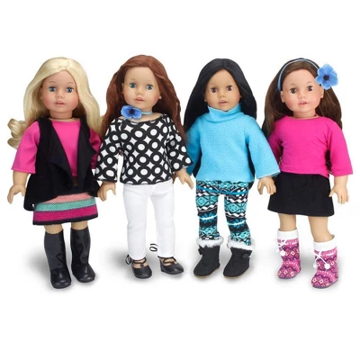 Sophia’s 9 Piece Winter Set For 18" Dolls, Blue/Black 1 Sophia’s 9 Piece Winter Set For 18" Dolls, Blue/Black
