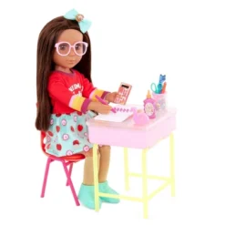 Glitter Girls 14" Doll And Accessories Alessa & School Desk Playset -Barbie Store GUEST 3f7a20fb ea63 4148 bb09 4e3bc49eace3