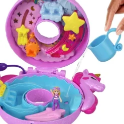 Polly Pocket Sparkle Cove Adventure Unicorn Floatie Compact Playset -Barbie Store GUEST 40022159 b785 4276 b3af f14a7660d1cd