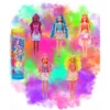 Barbie - Color Reveal ! Hair / Skin & Clothes Color Changing Doll Neon Themed Funky Tie-Dye Series