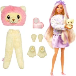 Barbie Cutie Reveal Cozy Cute Tees Series Lion Doll -Barbie Store GUEST 43cbb368 0f8e 4933 a127 59722879bde6