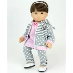 Sophia's - 15" Doll - Panda Bear Hooded Sweatshirt, Tunic & Polka Dot Leggings - Light Pink 7 Sophia's - 15" Doll - Panda Bear Hooded Sweatshirt, Tunic & Polka Dot Leggings - Light Pink -Barbie Store GUEST 443113c5 b592 4746 9138 cb9f7b509fef