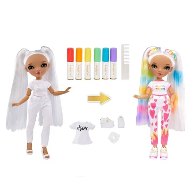 Rainbow High Color & Create DIY Fashion Doll - Green Eyes/Straight Hair 1 Rainbow High Color & Create DIY Fashion Doll - Green Eyes/Straight Hair