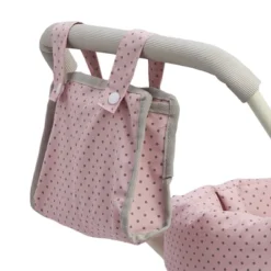 Olivia's Little World - Polka Dots Princess Baby Doll Deluxe Stroller - Pink & Gray -Barbie Store GUEST 45c0b565 d96e 4968 a13b a5e0bc48ca7c