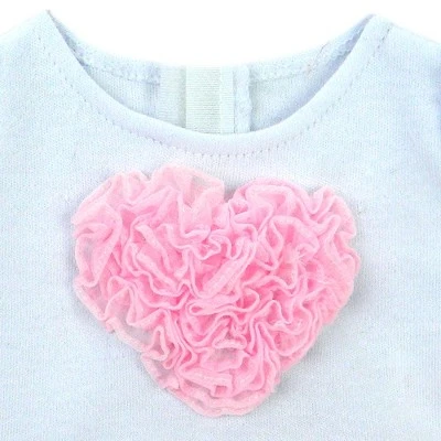 Sophia’s Heart Dress And Headband Outfit For 15'' Dolls, White/Pink 3 Sophia’s Heart Dress And Headband Outfit For 15'' Dolls, White/Pink - Image 3