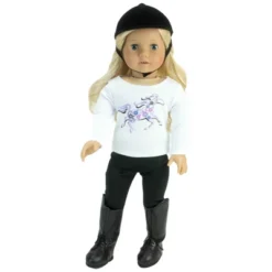 Sophia’s 4 Piece Horseback Riding Outfit With Riding Boots Set For 18'' Dolls, Black -Barbie Store GUEST 47550faa e3b8 4644 b063 2c4933d30520