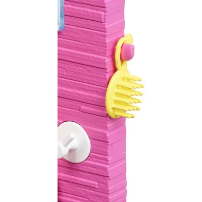 Barbie Doll Bathroom With Working Shower And Three Bath Accessories, Gift Set 4 Barbie Doll Bathroom With Working Shower And Three Bath Accessories, Gift Set - Image 4
