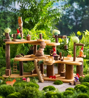 HearthSong Tree Blocks 34-Piece Tree Fort Kit, Includes Platforms, Staircase, Bridges, And More 2 HearthSong Tree Blocks 34-Piece Tree Fort Kit, Includes Platforms, Staircase, Bridges, And More - Image 2