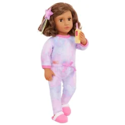 Our Generation Luna Posable 18" Slumber Party Doll & Storybook Set -Barbie Store GUEST 4dce010e a009 4dad bf26 3b45b1843241